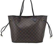 Authentic Louis Vuitton Damier Neverfull MM Shoulder Tote Bag N51105 LV 7772E picture