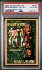 2005 Upper Deck Disneyland Enchanted Tiki Room Card Poster DL68 PSA 10 picture