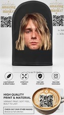 Kurt Cobain Mesh Mask Breathable Seattle See-thru Face Halloween Nirvana Cosplay picture