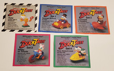 DISNEY McDONALD'S RESTAURANT DUCK TALES ETC HAPPY MEAL INSERT CARDS LOT/11 80'S picture