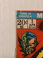 Tomb of Dracula #1 Marvel Comic 1972 KEY first DRACULA picture