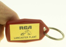 Vintage RCA Victor His Master's Voice NOS Key Ring w/ Thermometer Lancaster PA picture