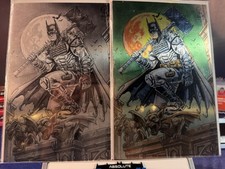 Absolute Batman Metal Black/White & Color Variant Exclusive David Ryan 5/10 picture