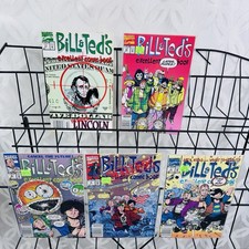 Bill & Teds Excellent Comic Book 6-8 11-12 Lot Newsstand Marvel 1991 Evan Dorkin picture