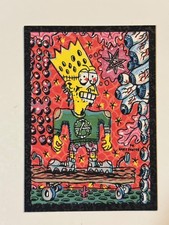 the Simpsons 1994 SkyBox ARTY ART CARD Gary Panter SPECTACULAR CONDITION CENTRNG picture