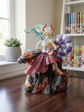 One Piece Yamato Figure 20cm Kanabo Club Oni Horns Anime Statue Collectible Gift picture