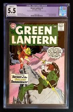 Green Lantern #2 CGC 5.5 Restored Slight C-1 DC 1960 Intro Qward Universe picture