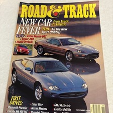 Vintage Road & Track Magazine November, 1996 Jaguar XK8 picture
