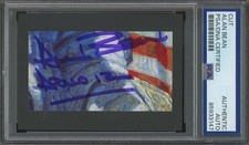 ALAN BEAN (1932-2018) autograph cut | NASA Astronaut - signed PSA/DNA certified picture