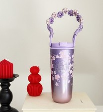 【NEW】Starbucks 2026 China Twilight Sakura 22oz Falling Cherry Straw Cup Gift picture