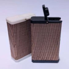 Simulated Oakwood Brass-Hinge Snuffbox Tapbox by Snus at Home picture