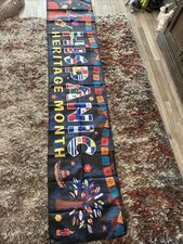 Hispanic Heritage Month Banner Decorations - 8.2x1.64ft Large Spanish Speakin picture