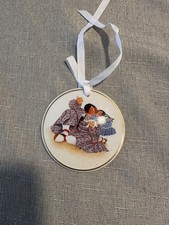 Rare 1992 Barbara Lavallee  Porcelain Ornament - Publisher's Proof picture