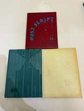 1954-56 Marshalltown High School Iowa Yearbook MHS RARE Set Actress JEAN SEBERG picture