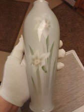 Antique Gebrüder Heubach Germany Porcelain Vase Bud Vase (Flowers/Floral) picture