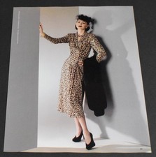 2015 Print Ad Fashion Lady Legs Heels Brunette Gorgeous Elegant Dress Smooth Art picture