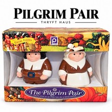 The Pilgrim Pair Encore Edition Salt and Pepper Shakers Collectible Set picture