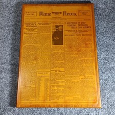 WWI AEF Plane News Newspaper Nov 9 1918 Aviation Air Service France Pershing picture