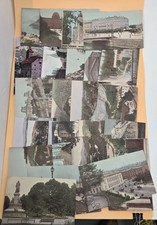Antique 1910 Tour of the World Wonder Series 28 Watercolor Postcards Set picture