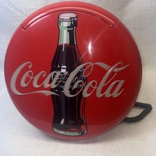 Vintage 1995 Coca-Cola Blinking Disc Telephone – Collection Piece picture
