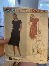 Vogue American Designer 2472 Size 8 Uncut picture