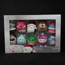 Kurt Adler Squishmallows Christmas Ornaments Set of 10 - 2024 NEW picture