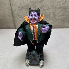 RARE 1999 Vintage T.L. Toys Halloween Disco Vampire Animated Figure picture