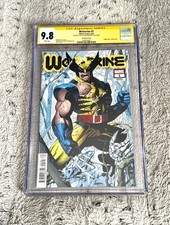WOLVERINE #1 HIDDEN GEM VARIANT 1:100 SIGNED JIM LEE & BENJAMIN PERCY CGC SS 9.8 picture