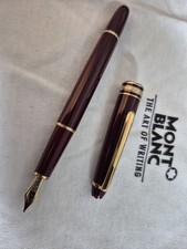 Montblanc Meisterstuck Classic 144 14k Burgundy M Fountain Pen picture