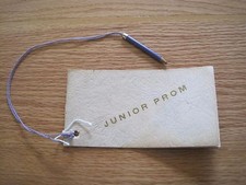 1929 Junior Prom Dance Card--Class of '29 Vintage Document picture