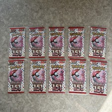 10 X Pokemon Japanese 151 (Special Set) Booster Packs SV2a Sealed & Sleeved picture