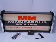 Minneapolis-Moline MM LED Display lighted sign lightbox Wall hanging Light picture