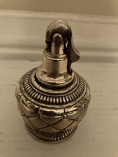 Vintage 1950s Ronson Gloria Silver Plated Table Cigarette Lighter USA Untested picture