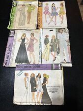 1970s Vtg McCall’s Patterns. Lot Of 5: 9645,4624,4242,3630,3396. picture