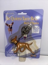 Vintage Yo Quiero Taco Bell Dog Keychain 1998 Chihuahua Pup picture