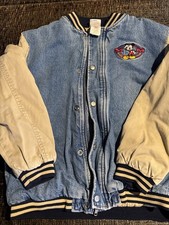 Vintage 1990s Mickey Mouse Bomber Jacket Kids XL (14/16) picture