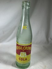 Vintage Royal Crown RC Cola Albanty Ga Georgia Glass Bottle Nehi Bottling Co picture