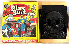 Vintage Rare 1977 Star Wars Darth Vader Ben Cooper Play Suit Halloween Costume picture