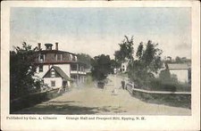 Epping New Hampshire NH Grange Hall Prospect Hill c1910 Vintage Postcard picture