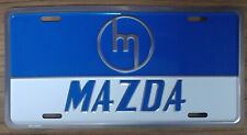 Vintage Mazda License Plate Tag Embossed Metal New Old Stock #2725 picture