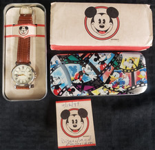 478716 - Disney Time Works Mickey Mouse Holding Second Hand Watch with Case picture