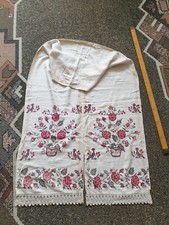 Ukrainian Vintage Rushnyk Hand Embroidery Towel Traditional Decor Vyshyvanka picture