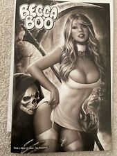Becca Boo The Bimbo Ghost #2. B &W Sun Khamunaki Cover. Kickstarter. LTD 180 NM+ picture