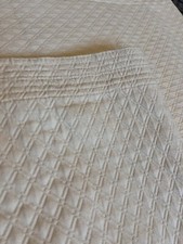 Peacock Alley Natural Colored Coverlet Fine Bed Linens 72”x92” picture