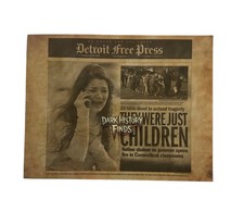 Sandy Hook Massacre They Were Just Children ￼ Detroit Free Press Newspaper ￼ picture