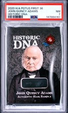 2020 Historic Autographs POTUS First 36 JOHN QUINCY ADAMS Hair DNA Relic PSA 7 picture