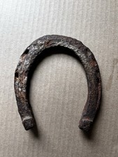 Authentic Antique Horseshoe Old Rusty Metal Horseshoe Lucky Charm Rustic Decor picture