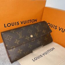 LOUIS VUITTON Monogram Porto Tresor International Long Wallet Brown Leather picture
