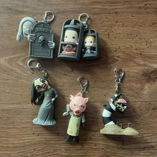 Spirit Halloween Animatronics Figural Blind Bag Clip Keychain Lot X5 HTF all 5 picture