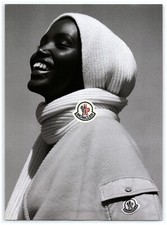 2021 PRINT AD, Moncler Fleece Jacket Scarf Outdoor Beautiful Model Luxury picture